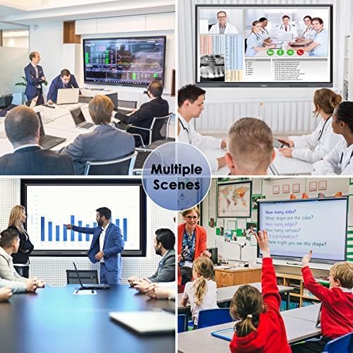 Armerboard 55'' 4K UHD Smart Board, Interactive Display,Touch Screen Digital Electronic Whiteboard for Classroom with Wireless Screen Sharing Interactive Whiteboard（Wall Mount Included）