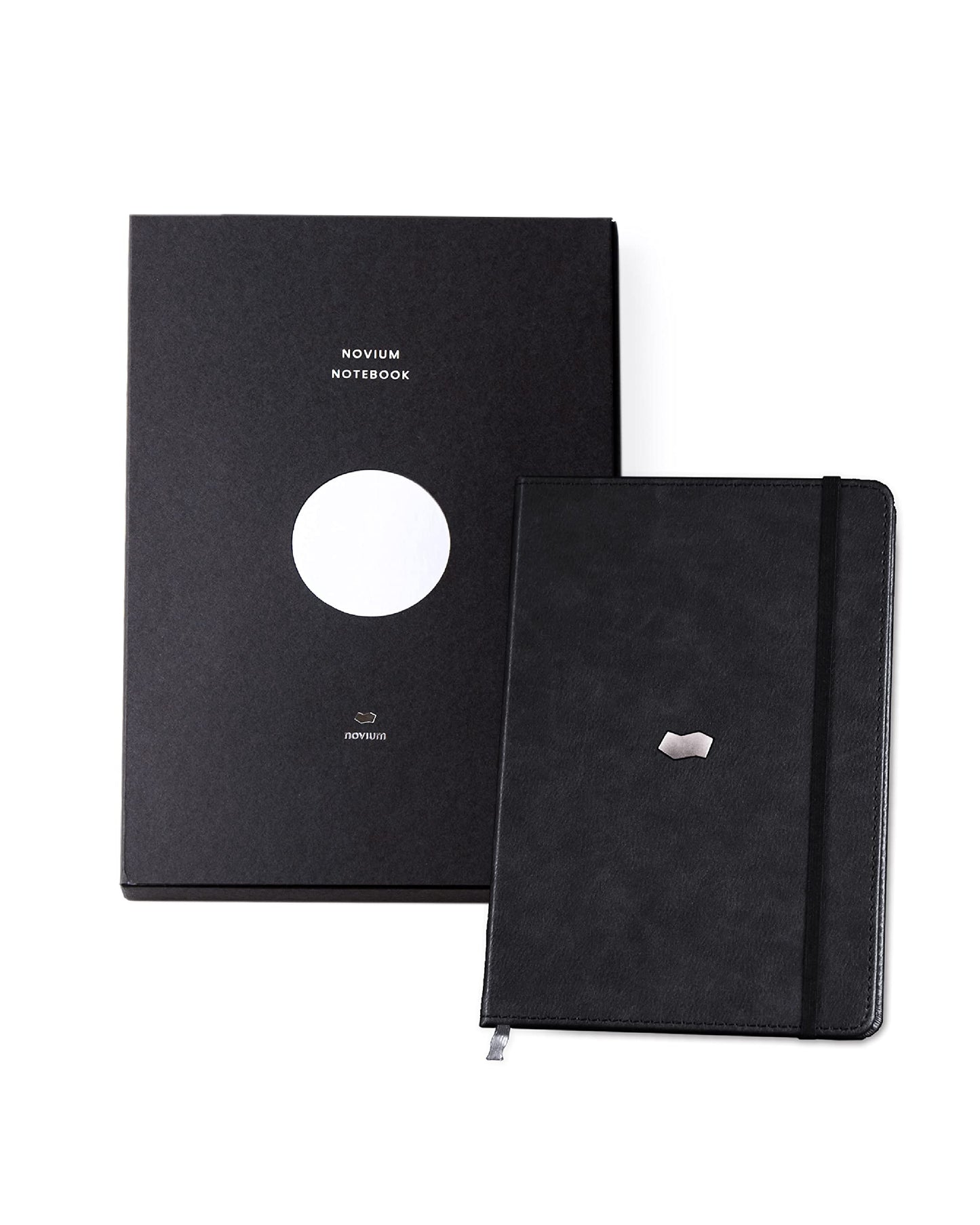 novium Hoverpen & A5 Hardcover Leatherette Notebook, Professional Stationery for Your Desk